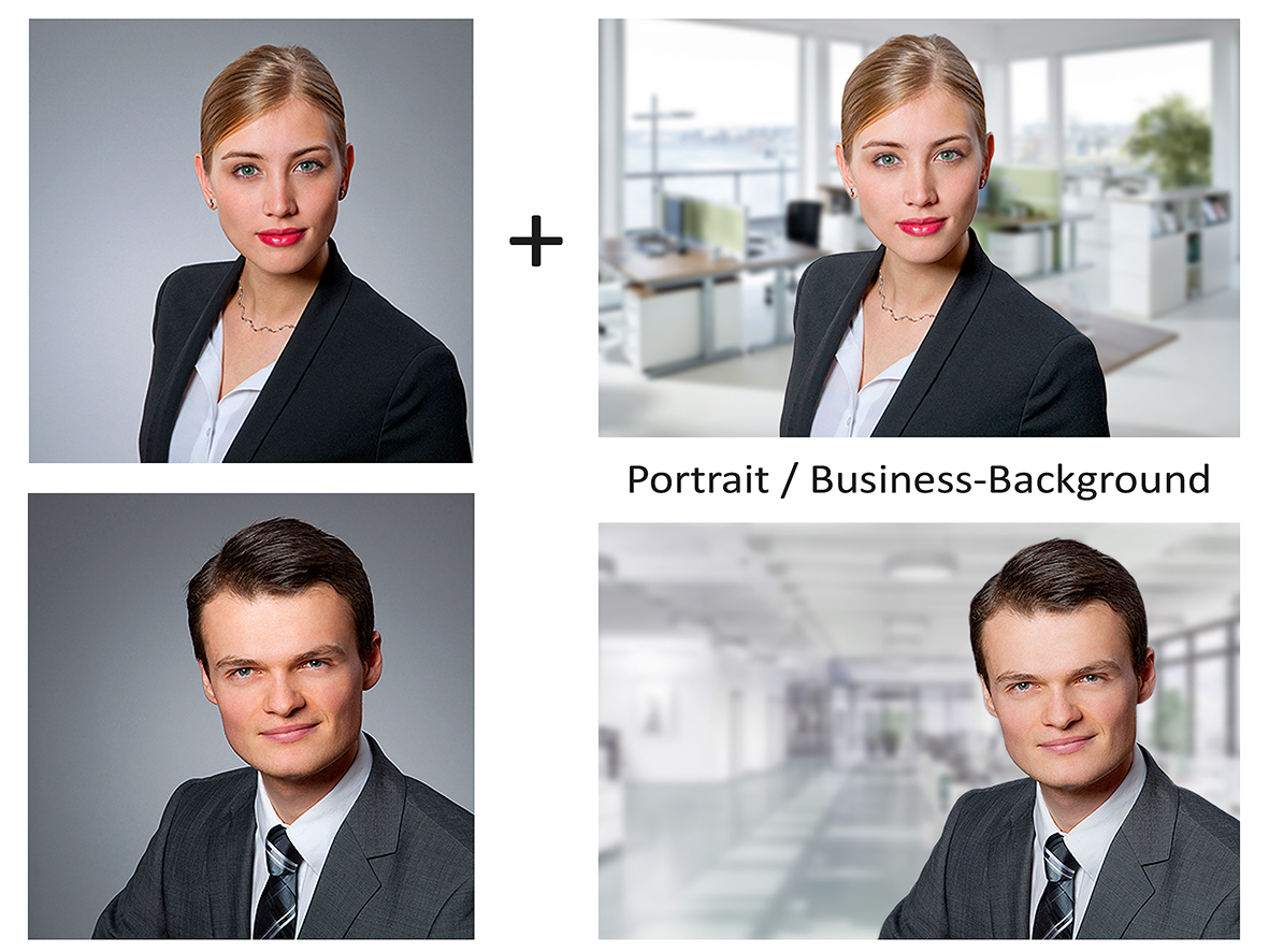 Businessportrait einer berufstätigen Person